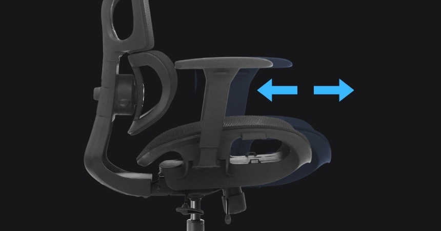 Siedzisko regulowane AIR mesh fotela BIONIC AIR